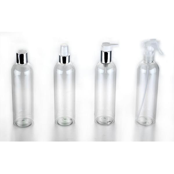 Shampoo Cylinder Cosmetics Plastic Bottles , PET 100ml Spray Bottle