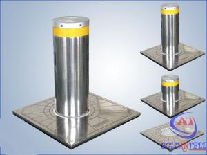 Custom Manual Hydraulic Security Bollards , Stainless Steel Automatic Road Blocker Manufactures