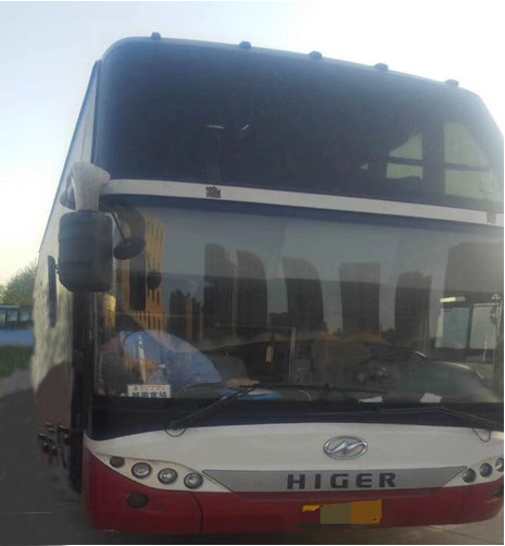 Higer 51 Seats Used Tour Bus International Standard Emission Euro III
