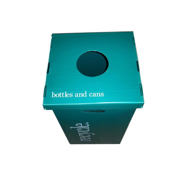 Recycling Waste Bin Foldable PP Corrugated Box