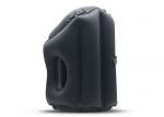 Black Inflatable Foot Rest Travel Pillow Moon Cushion Back Lumbar Support