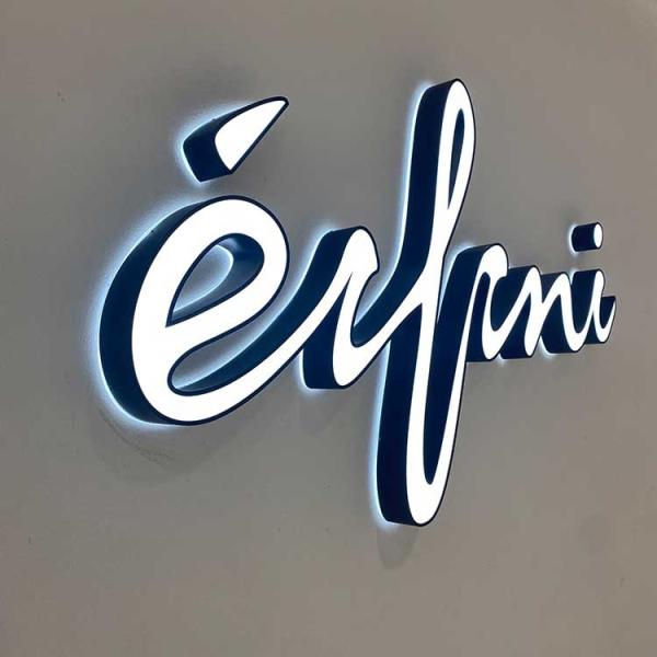 3d Illuminated Indoor Logo Signs Letter For Retail Store CE ROHS UL