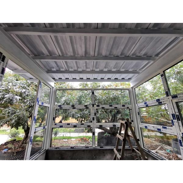 Custom Size Top Hung Awning Windows Single / Double / Triple Glazed Aluminum Windows
