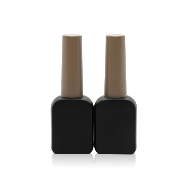10ml Empty Gel Nail Polish Black Bottle 0.3oz 15cc Bamboo Cap