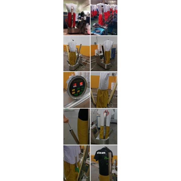 Industrial-Grade Mannequin Press: 750W Power, 0.5MPa Steam, Fully Adjustable