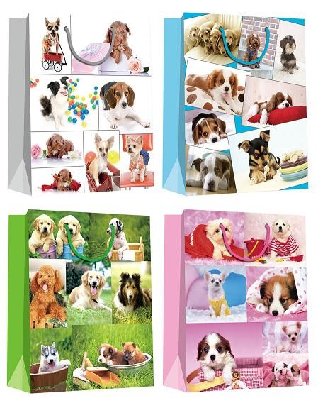 Animal Patterns Printed Design Gift Paper Bags for children top quality