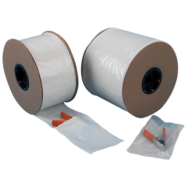 Single Side Opening LDPE Pre Opened Bags On A Roll Auto Packaging