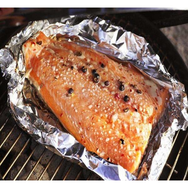 Kitchen Household Aluminium Foil Silver Color 10 - 60cm Width For Food Barbecue