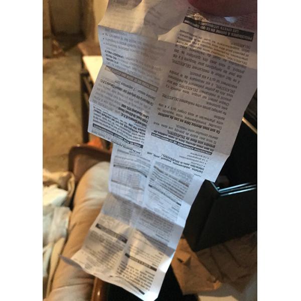 Offset Paper Leaflet Package Insert Printing / Pharmaceutical Printing For 10ml Vial Box