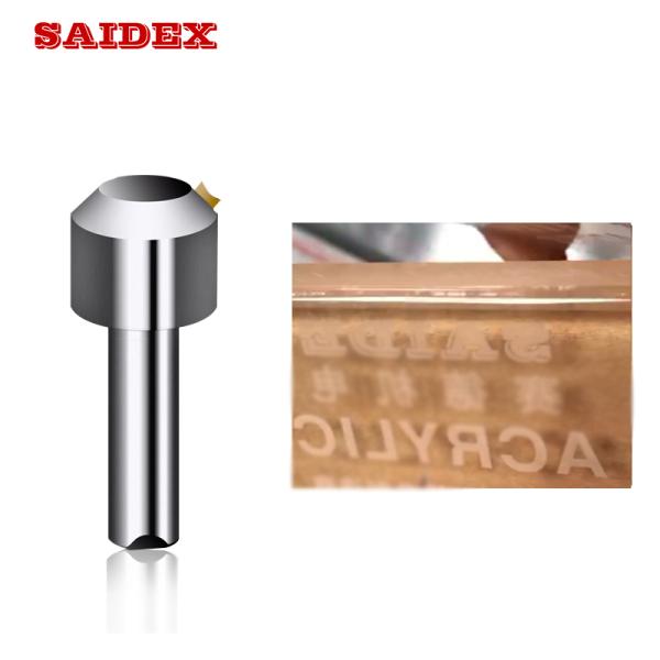 Acrylic Polishing CNC Milling Tool PCD Material For Diamond Cutting