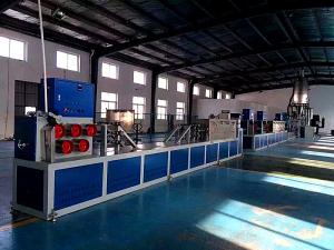 China Four Cavity PP Strap Extrusion Line PP Strap Making Machine Water Cooling Tank on sale