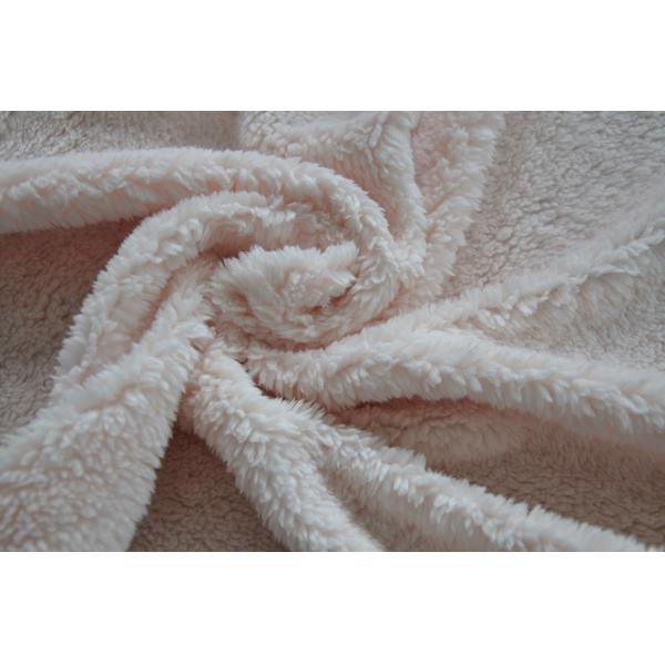 Red Solid Shu Velveteen 150cm Wool Cotton Blend Fabric