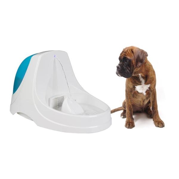 50Hz / 60Hz Healthy Dog Drinking Fountain , 1.5W Dog Water Dish Fountain