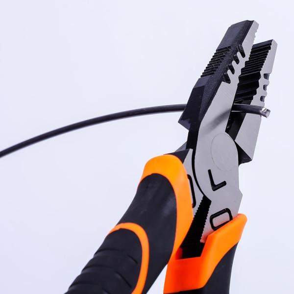 9inch Combination Steel Cable Cutting Wire Pliers With Induction Hardened Cutting Edges