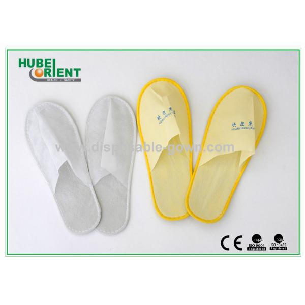 Eco Friendly Comfortable Disposable House Slippers Nonwoven / EVA