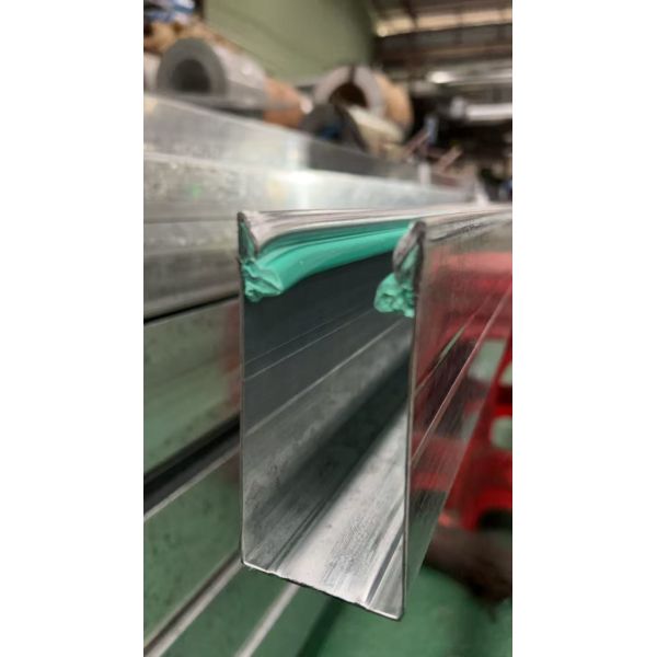 Galvanized Steel U Shape Guide Rail for Roller Shutter Doors with Customizable Length