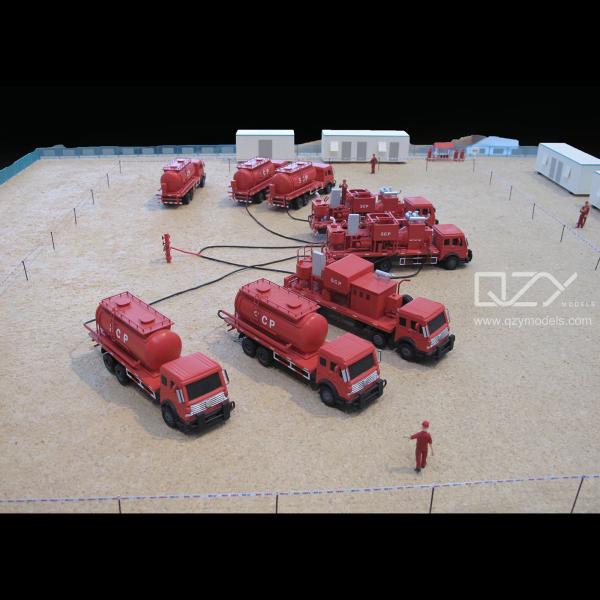 Industrial Scale Model Construction Site Showcase 1/30 Oil Testing & Fracturing
