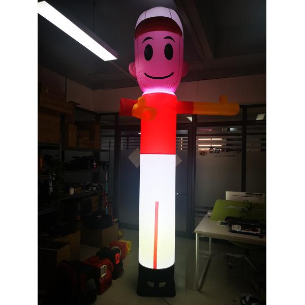 Economic Air Dancer Blower Fan , Blow Up Advertising Man Cute Style