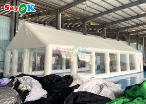  Inflatable TPU Private Swimming Pool Tent Inflable Square Cover Tent With Blower Manufactures