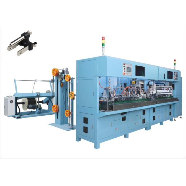 Down Angle Nema 5-15P Plug Making Crimping Machine Power Cord Production Line