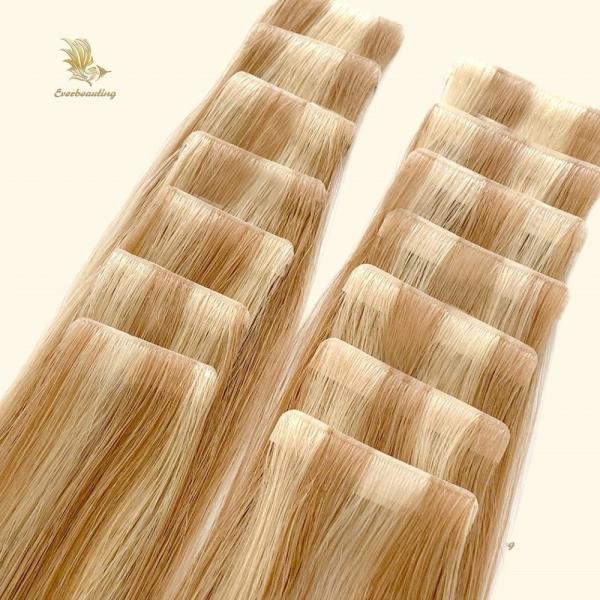 Highlight Color Hair Invisible Tape with Double Drawn Cutictles Aligned Technology