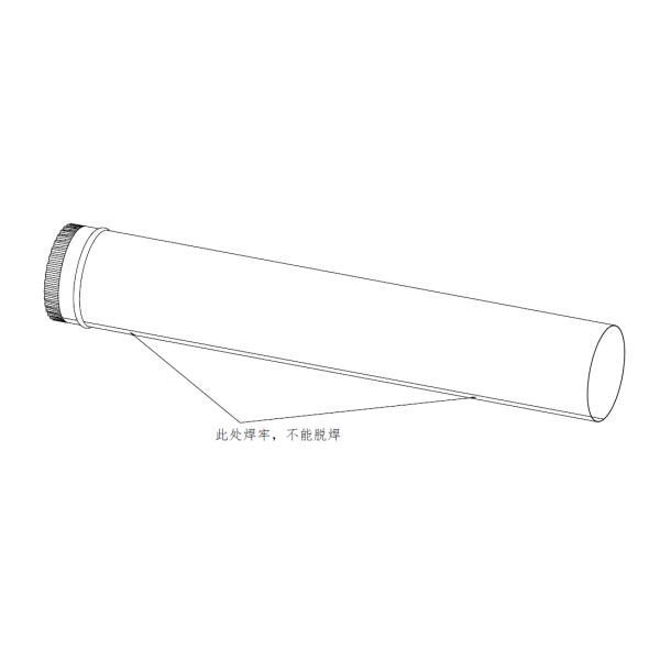Galvanized Steel Rigid Air Duct Exhaust Hose 6 Inch Air Cooling / Air Heating
