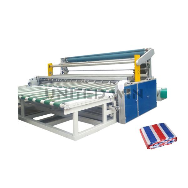 Fully Automatic Tarpaulin Fabric Folding Making Machine Tarpaulin Finishing Machinery