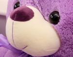 Fashion Purple Large Teddy Bear Jumbo Stuffed Animal Toys Big Size