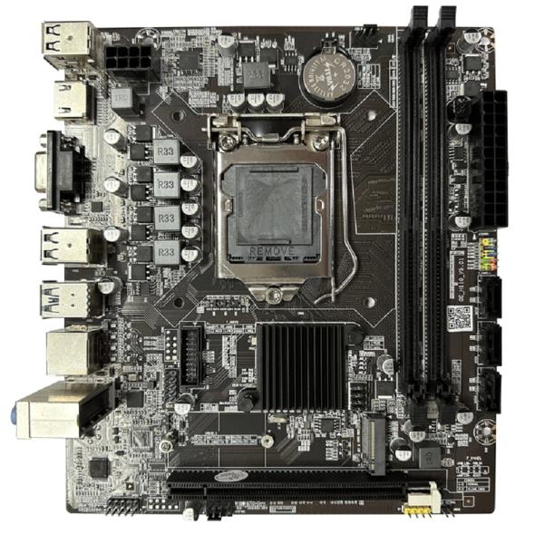 ETEK H110 Chipset Micro-ATX Motherboard For 6th-9th Gen CPUs Dual-channel DDR4 VGA+HDMI Outputs 3*SATA Ports + 1*M.2 Slot