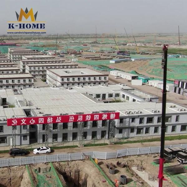 Prefabricated Flat Pack Housing Unit Container As Camp Site