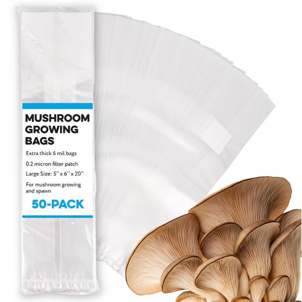 Tear Resistant Strong Durable Fungus Mycelium Cultivation Growing Mushroom Grow Grain Spawn Bags