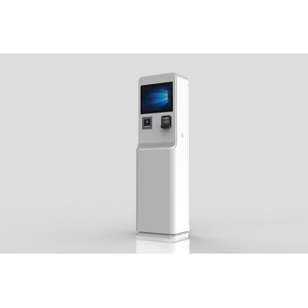 Floor Stand Restaurant Hotel Self Ordering Kiosk With Touch Screen Receipt Printer