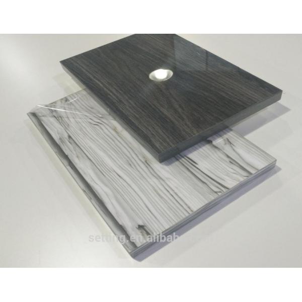 Wardrobe Anti Scratch  6H Acrylic  Wood Grain MDF Sheets