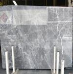DORA Grey Cloud Gray Gris / Blue Natural Marble Tile And Slab For Flooring