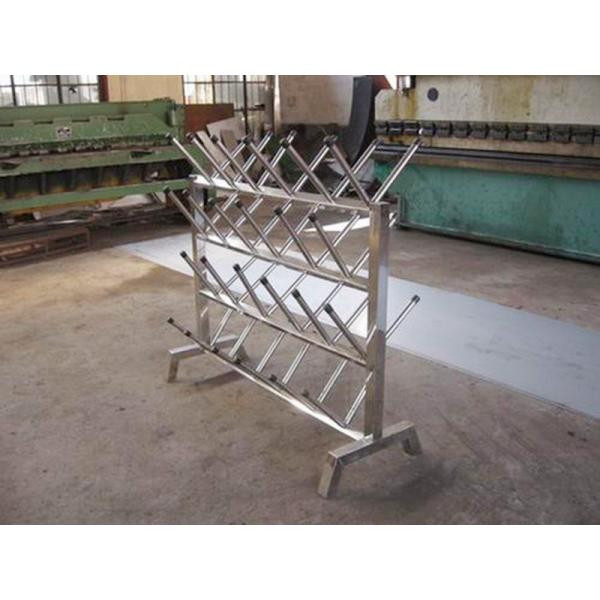 Easy Designed Stainless Steel Shoe Storage Racks for Cleanroom Equipment