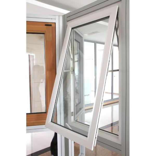 Double Glass Aluminum Awning Window Tempered Glass Aluminum House Window