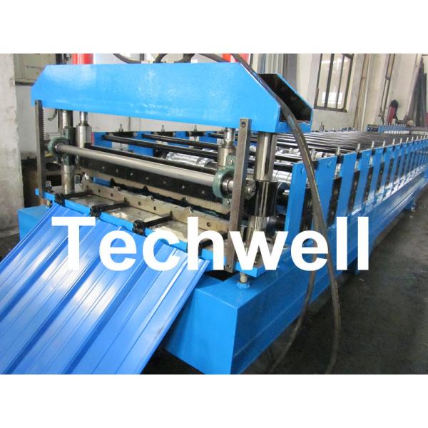 Color Steel Trapezoidal Panel Profile Roll Forming Machine With Panasonic PLC