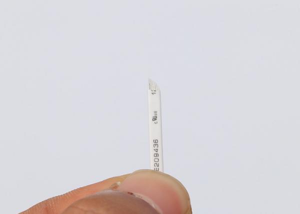 Minimum Trauma 0.25mm 9 Pin White Curve Blade For 3D Eyebrow Microblading Pen