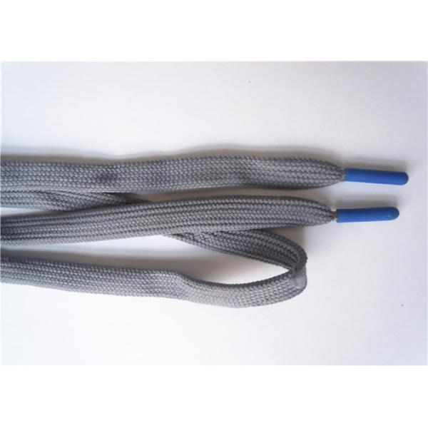 Apparel Cotton Flat Shoe Laces Environmental Wax OEM Service