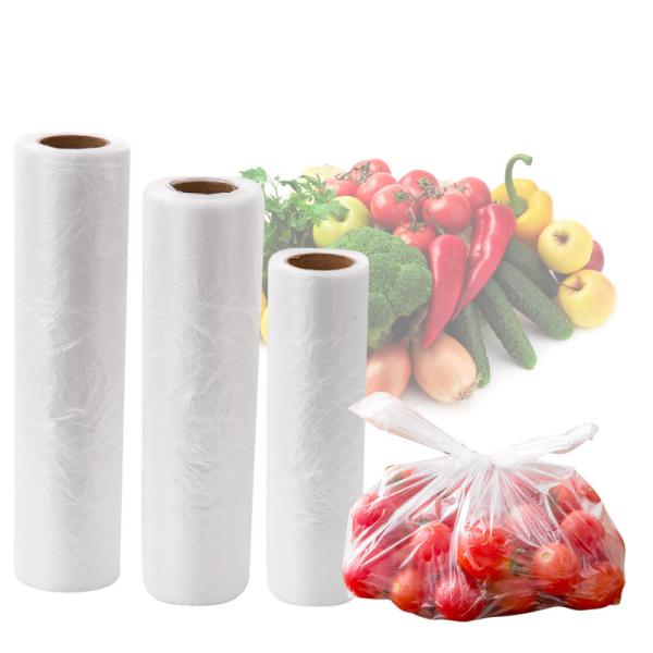 Transparent Custom OEM ODM Poly Plastic Bag On A Roll Disposable