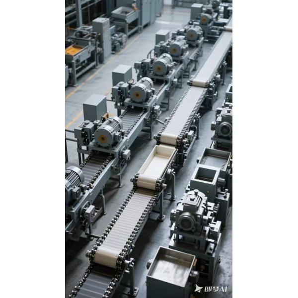 Compact Belt Conveyor Line for Space-Saving Production & Assembly