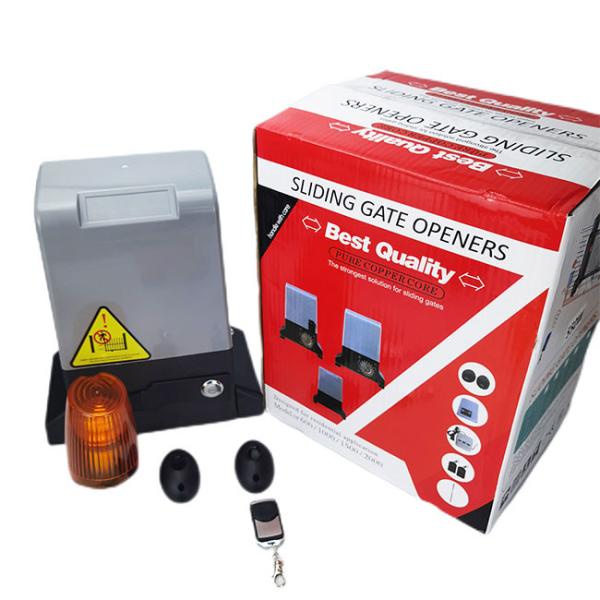 Ac 110V 1000Kg Sliding Gate Motor Opener With 2 Remote Control