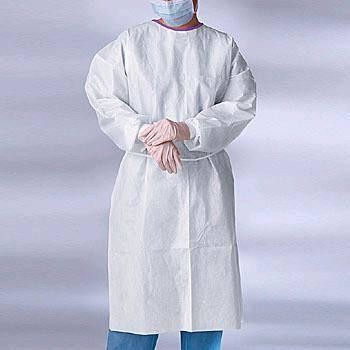 Durable Disposable Isolation Gowns Non - Sterile Excellent Microbial Barrier