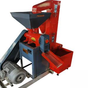 China 10HP Portable Rice Milling Machine 600kg Per Hour With Elevator on sale
