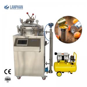 China Automatic Sterilizer Retort Autoclave Laboratory Vertical Steam Water Bath Milk on sale