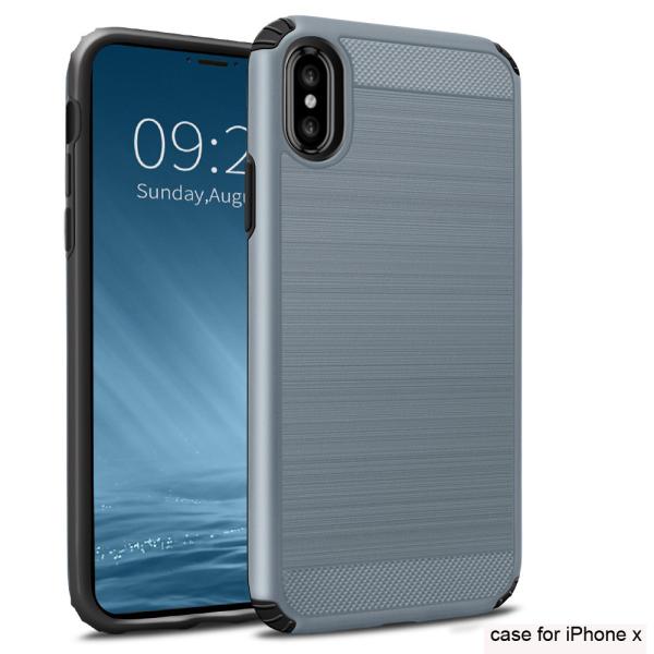 New Arrive  Anti-Skid Shockproof Armor Case TPU PC Phone Case for iPhone X 8 8Plus