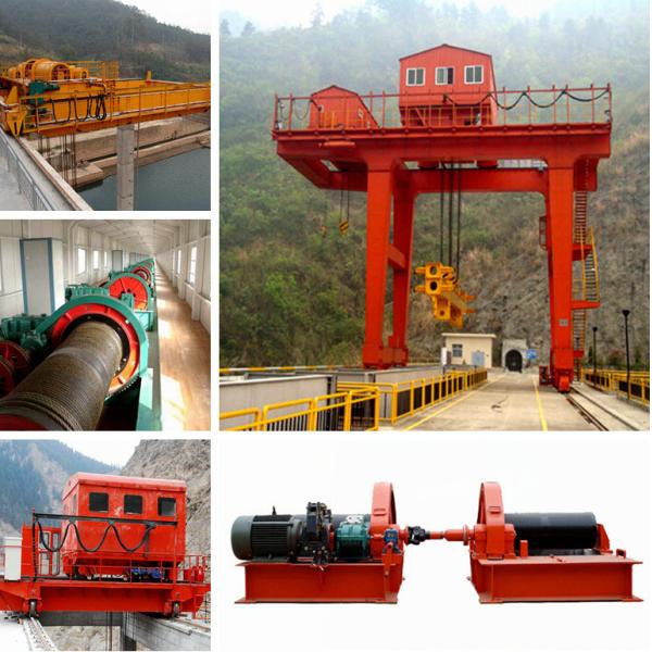 Electric winch type gate hoist winch for sale China manufacturer