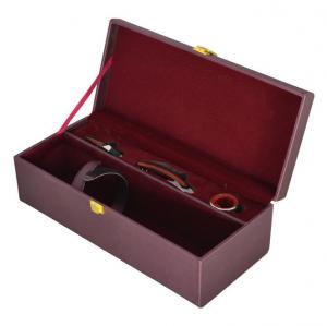 China Custom wooden wine gift box on sale