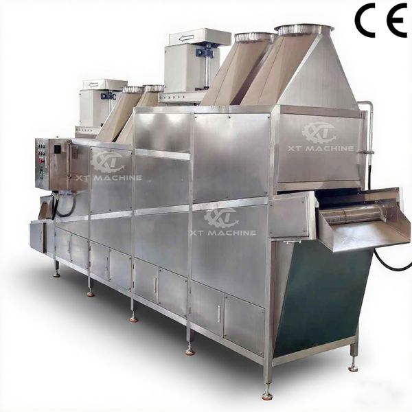 600kgs Nuts Roaster And Cooler For Almond Hazelnut Macadamia Nuts Roasting