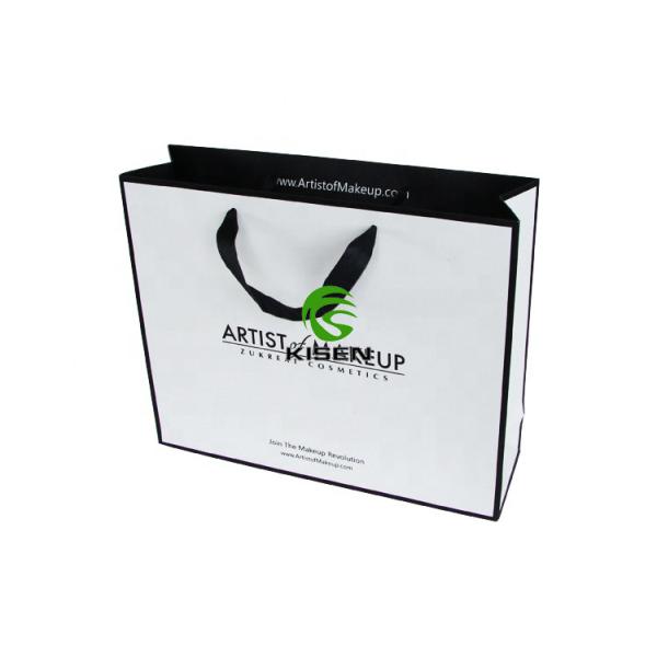 Jewellery / Wedding Paper Bags , Lightweight Small White Kraft Paper Bags